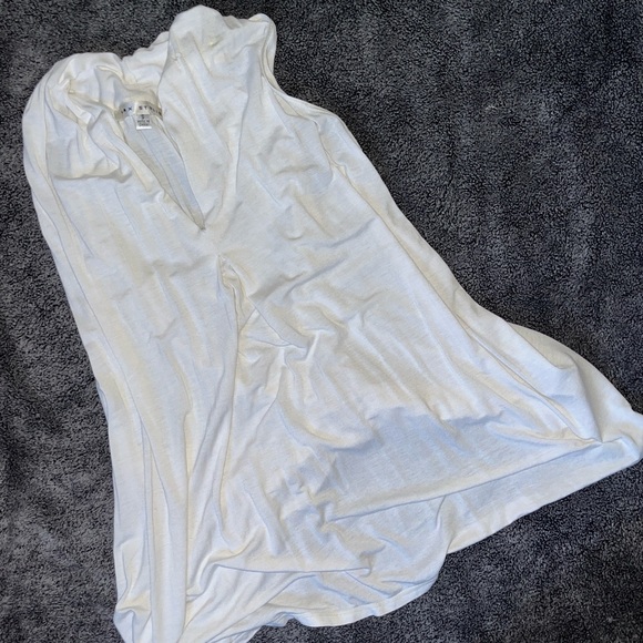 Chemisier MAX STUDIO Blanc Transparent à Volants - Taille S Neuve Avec étiquettes